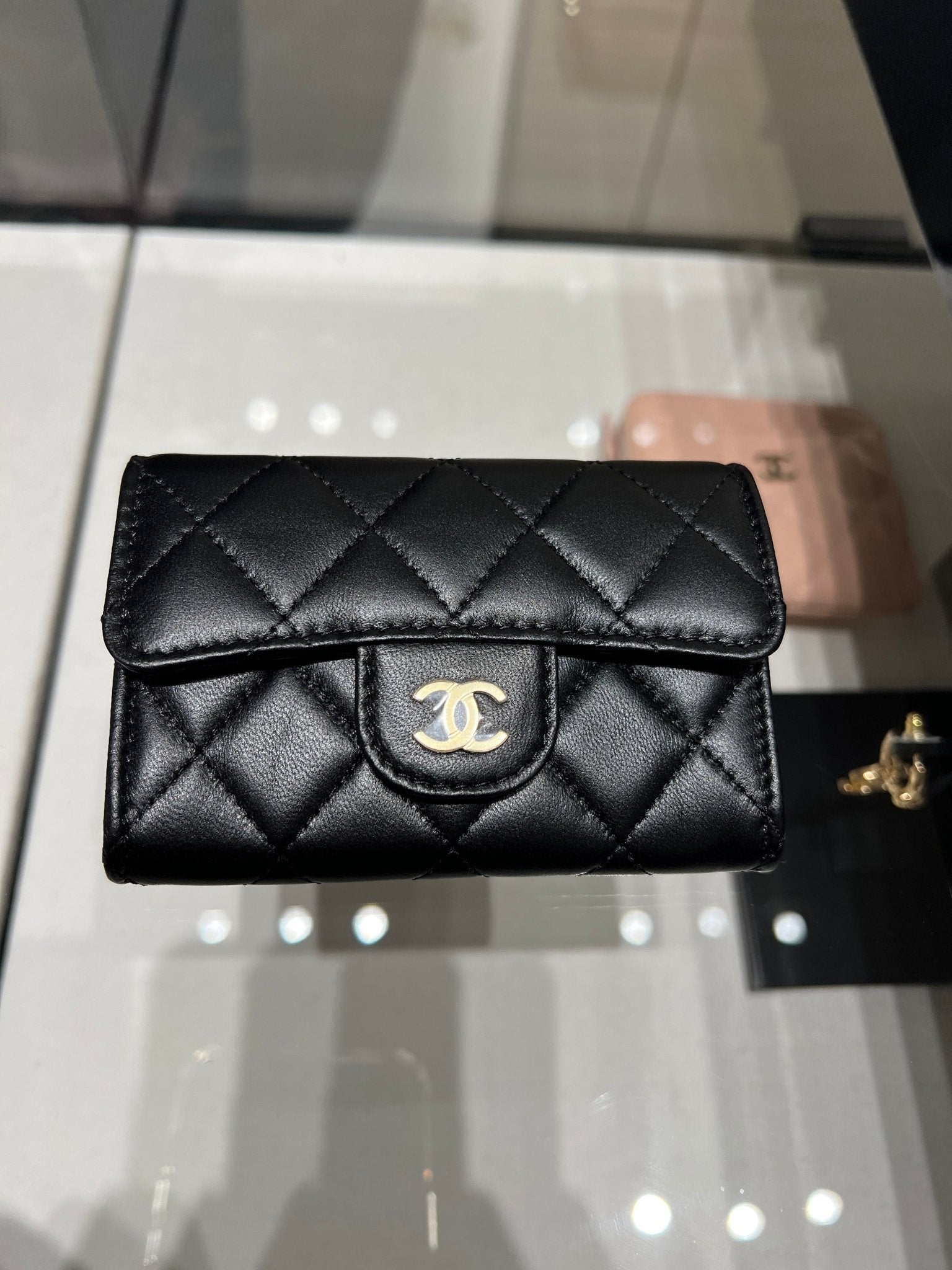 Chanel AP0214 lambskin classic flap wallet image